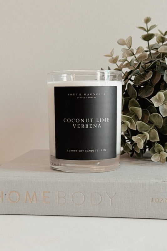 Coconut Lime Verbena 11 oz Heavy Base Soy Candle